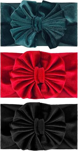 Song Qing Baby Girl Bows Nylon Headbands Elastics Hairbands for Baby Girls Newborn Infant Toddlers Kids in Saudi Arabia