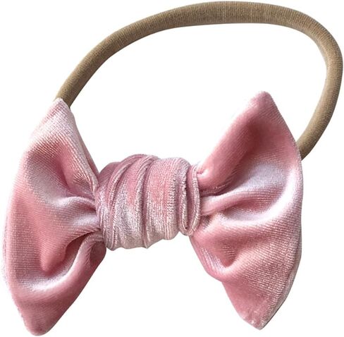 Song Qing Baby Girl Bows Nylon Headbands Elastics Hairbands for Baby Girls Newborn Infant Toddlers Kids in Saudi Arabia