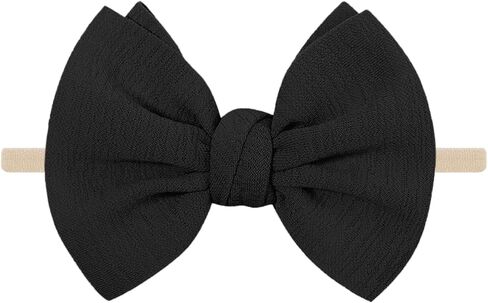 Song Qing Baby Girl Bows Nylon Headbands Elastics Hairbands for Baby Girls Newborn Infant Toddlers Kids in Saudi Arabia