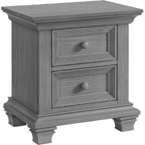 Oxford Baby Weston 2-Drawer Nightstand, Dusk Gray in Kuwait