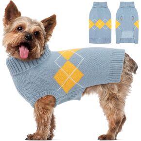 alagirls الكلاسيكية الخضراء عيد الميلاد الكلب سترة، شتاء دافئ اضافية كبيرة الحجم الكلاب الملابس، لطيف البلوز منقوشة عطلة ملابس الحيوانات الأليفة الملابس، الأخضر xl in Kuwait