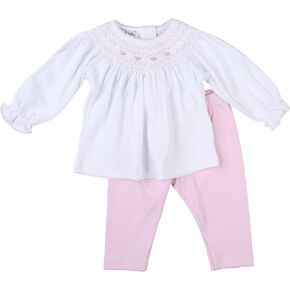 مجموعة بنطلونات ماجنوليا بيبي جيرل تايلور وتايلر بينك بيشوب مكونة من قطعتين in Kuwait