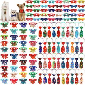 glitinsel 120 قطعة عيد الميلاد الكلب القوس التعادل طوق مجموعة تشمل قابل للتعديل الكلب القوس التعادل بووتيس الكلب ربطات العنق عيد الميلاد Bowknot السائبة للقطط الحيوانات الأليفة الاستمالة اكسسوارات الديكور، 40 أنماط in Kuwait