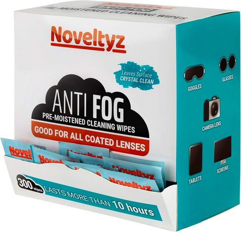 مناديل مبللة مضادة للضباب لتنظيف عدسات النظارات، مبللة مسبقًا، 300 قطعة قماش مغلفة بشكل فردي يمكن مسحها لتنظيف النظارات الشمسية وشراشف الإلكترونيات وشاشات الكمبيوتر وعدسات الكاميرا والمناديل المبللة in Kuwait