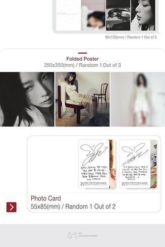 تايون ل. قرص مضغوط لألبوم X الخامس المصغر + كتيب + بطاقة صور + تتبع مختوم TAE YEON TO.X (مجموعة كاملة (A + B + C + Digipack)) in Kuwait