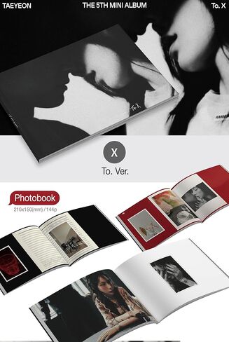 تايون ل. قرص مضغوط لألبوم X الخامس المصغر + كتيب + بطاقة صور + تتبع مختوم TAE YEON TO.X (مجموعة كاملة (A + B + C + Digipack)) in Kuwait