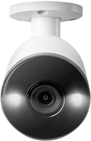 Lorex E892AB Indoor/Outdoor 4K Ultra HD Smart Deterrence IP Bullet Camera with Smart Motion Plus, 150ft NV, CNV, 2.8mm, IP67, White (Renewed) in Saudi Arabia