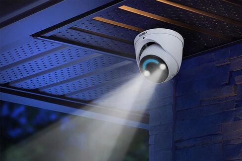 Lorex 4K Wired Security Camera – Outdoor & Indoor Add on PoE Wired Camera Surveillance System for Home & Business – Deterrence Lighting, Motion Detection, Color Night Vision in Saudi Arabia