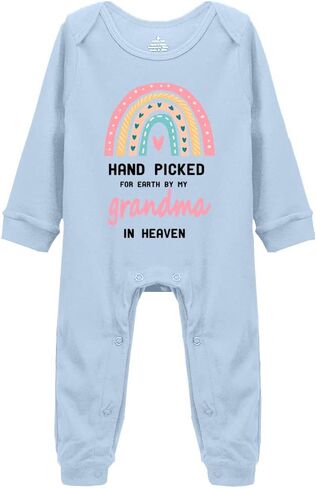 Hand Picked for Earth by My Grandma in Heaven Unisex One-Piece Bodysuits in Saudi Arabia
