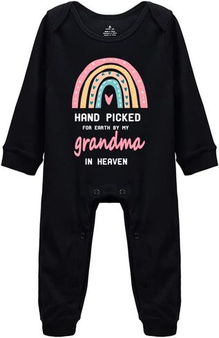 Hand Picked for Earth by My Grandma in Heaven Unisex One-Piece Bodysuits in Saudi Arabia