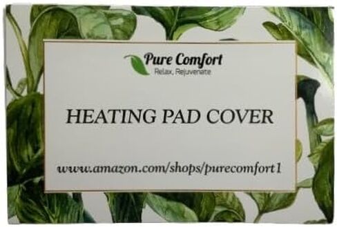 Soft Replacement Cover for Electric Heating Pad, Removable Washable and Made in The USA of Extra Soft Fleece. Cover ONLY (BrightFlowers, 12x24) in Saudi Arabia