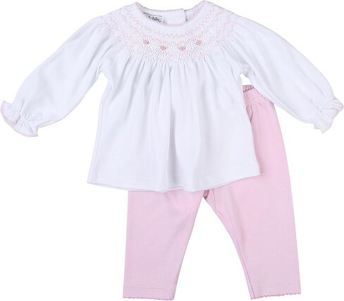 مجموعة بنطلونات ماجنوليا بيبي جيرل تايلور وتايلر بينك بيشوب مكونة من قطعتين in Kuwait