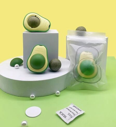 Organic Avocado Cat Toy, Cat Deligth and Play Enchantment, Ideal for Your Pet's Oral Healt in Saudi Arabia
