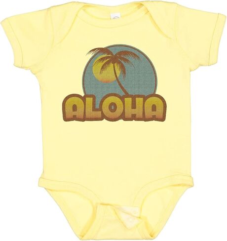 inktastic Aloha Palm Baby Bodysuit in Saudi Arabia