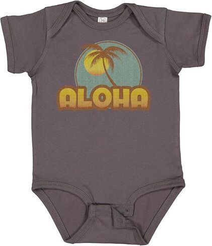 inktastic Aloha Palm Baby Bodysuit in Saudi Arabia