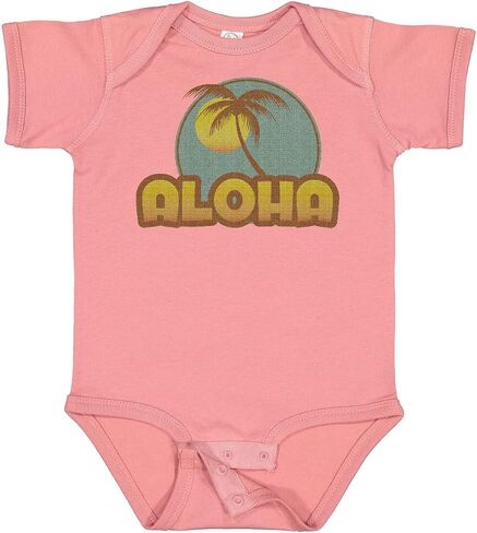 inktastic Aloha Palm Baby Bodysuit in Saudi Arabia