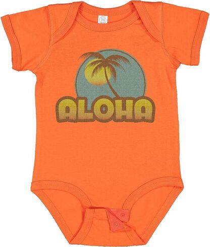 inktastic Aloha Palm Baby Bodysuit in Saudi Arabia