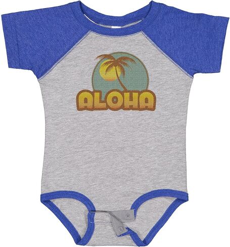 inktastic Aloha Palm Baby Bodysuit in Saudi Arabia