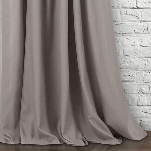 Lush Decor Lydia Curtains Ruffle Window Set for Living, Dining, Bedroom, 84 in L Panel Pair, White in Kuwait