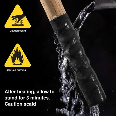 ABSupus 40 بوصة كبيرة يتقلص التفاف الأنابيب، التفاف قضيب يتقلص الحرارة لقضبان الصيد، قبضة قضيب الصيد، الأكمام قصبة الصيد التفاف الأنابيب، غير زلة للماء لمقابض الصيد (قطر 30 مم 35 مم 40 مم) in Kuwait