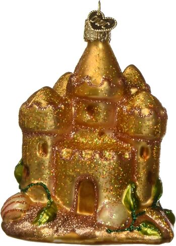 Old World Christmas Beach Gifts Glass Blown Ornaments for Christmas Tree Hula Dancer, Multicolor, Model:10194 in Saudi Arabia