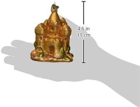 Old World Christmas Beach Gifts Glass Blown Ornaments for Christmas Tree Hula Dancer, Multicolor, Model:10194 in Saudi Arabia