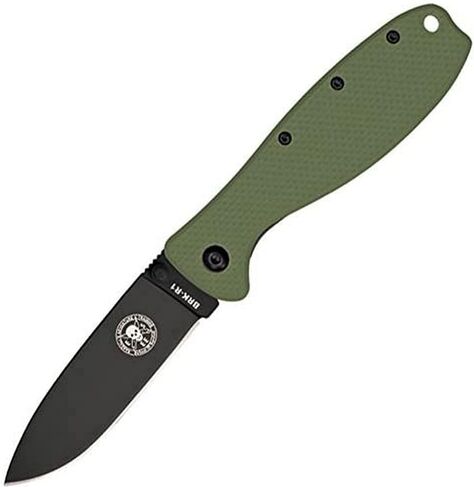 Blue Ridge Knives Olive Drab/Black Zancudo Framelock Folder Designed By ESEE in Saudi Arabia