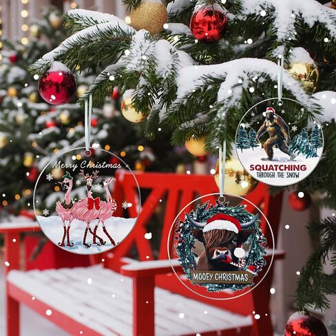 Christmas Tree Ornaments - Sea Turtle Christmas Ornaments 2023, Acrylic Christmas Hanging Ornaments Ocean Turtle Pendant Decorations for Christmas Tree, Beach Christmas Ornaments for Home Decor (Sea) in Saudi Arabia