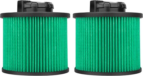 2 Pack DXVC4001 Replacement Filters for DEWALT 4-5 Gallon Wet/Dry Vac Cartridge Filter, Washable & Reusable in Kuwait