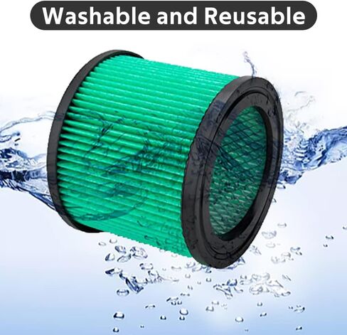 2 Pack DXVC4001 Replacement Filters for DEWALT 4-5 Gallon Wet/Dry Vac Cartridge Filter, Washable & Reusable in Kuwait
