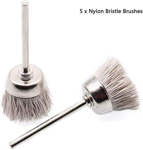 ZLYY Small Nylon Cup Brush for Drill (5 Pack), 1/2" Diameter in Saudi Arabia