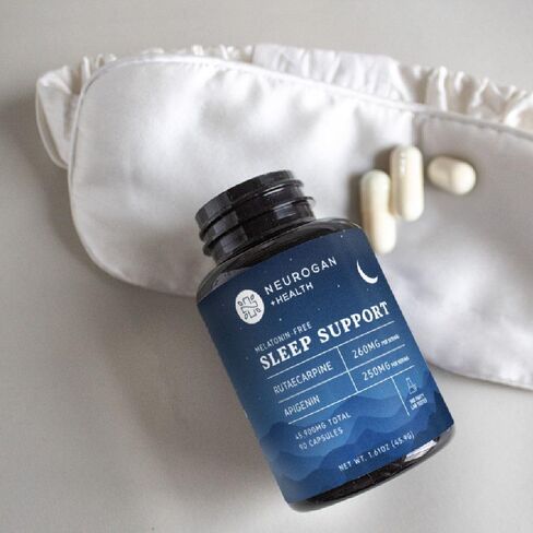 Rutaecarpine + Apigenin (510 MG) - Natural Sleep Aid + Calming Formula for Caffeine Consumption - 90ct - Made in USA in Kuwait