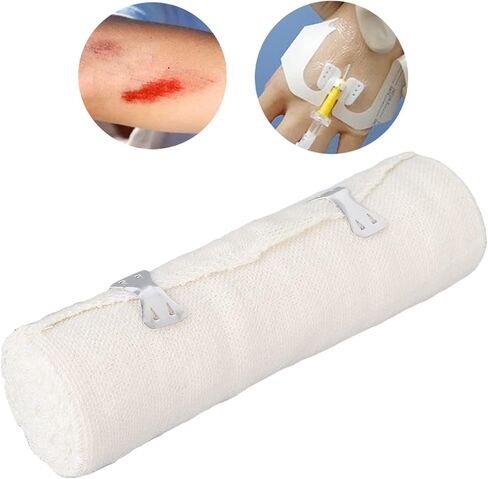 لفافة ضمادة مرنة، لفافة ضمادة قطنية ناعمة صديقة للبشرة وقابلة لإعادة الاستخدام تقلل من ضغط الأنسجة على الخصر لحماية الرياضة in Kuwait