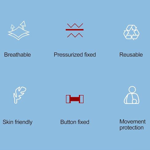 لفافة ضمادة مرنة، لفافة ضمادة قطنية ناعمة صديقة للبشرة وقابلة لإعادة الاستخدام تقلل من ضغط الأنسجة على الخصر لحماية الرياضة in Kuwait