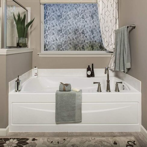 جيلا غشاء نافذة سكني مزخرف للخصوصية من الفحم، لاصق ثابت بدون صمغ ولا لاصق 3 قدم × 6.5 قدم (36 انش × 78 انش) (19.5 قدم مربع) in Kuwait