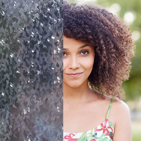 جيلا غشاء نافذة سكني مزخرف للخصوصية من الفحم، لاصق ثابت بدون صمغ ولا لاصق 3 قدم × 6.5 قدم (36 انش × 78 انش) (19.5 قدم مربع) in Kuwait