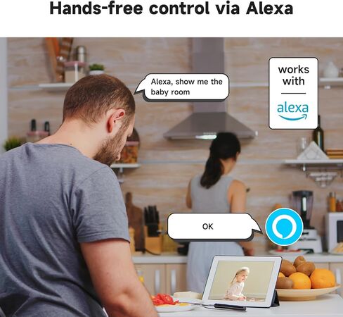 JAIOT 2024 كاميرا داخلية واي فاي جديدة 5 جيجا هرتز، كاميرا للحيوانات الأليفة 1080 بكسل مع تطبيق الهاتف، كاميرات إضافية لأمن المنزل، رؤية ليلية ملونة، كشف الحركة، صفارة الإنذار، صوت ثنائي الاتجاه، العمل مع Alexa in Kuwait