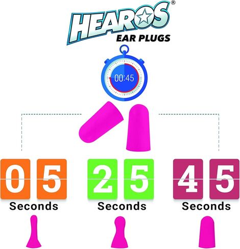 سدادات أذن للنساء - سدادات أذن عازلة للضوضاء وحماية السمع من دازليرز 7 أزواج in Kuwait