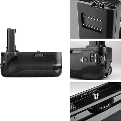 مقبض بطارية عمودي احترافي MK-A7 من مايك لكاميرات سوني الفا A7 A7S A7R DSLR in Kuwait