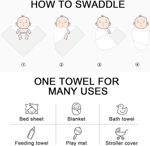 DRESHOW BQUBO الوليد تلقي بطانية القوس قبعة قفازات مجموعة القطن الدافئة الطفل قماط بطانية للف الطفل كيس النوم دش هدية in Kuwait