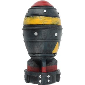 صندوق تخزين قنابل نوك، صندوق تخزين مزخرف خفيف الوزن نابض بالحياة بقاعدة ثابتة صغيرة من الراتنج لرف الكتب in Kuwait