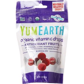 Yummy Earth Organic Vitamin C Drops Antioxifruits, 3.3 Ounce in Saudi Arabia