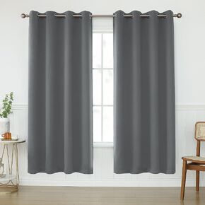 KEQIAOSUOCAI Bright Yellow Blackout Curtains 63 Inches Long for Girls Room 2 Panels Grommet Room Darkening Insulated Thermal Sun Blocking Curtain Drapes for Nursery Bedroom Living Room 38Wx63L in Kuwait
