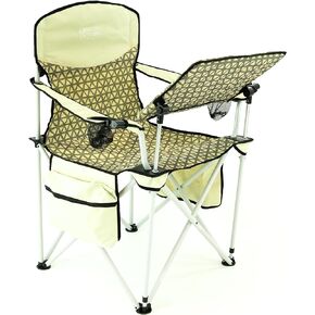 كرسي النبيذ الإبداعي القابل للطي في الهواء الطلق مع طاولة قابلة للتعديل | اي كرسي | تخييم نزهة شاطئ وفناء | الجيش الأمريكي in Kuwait