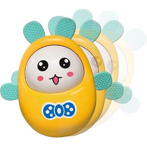 Serdios Musical Wobbler Toy,Roly-Poly Tumbler Toy,Tummy Time Toy,Sensory Toy for Baby 3-12 Months，Red in Kuwait