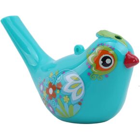 Tovip 1Pcs Coloured Drawing Water Bird Whistle Bathtime Musical Toy for Kids Early Learning Educational Children Gift Toy Musical Instrument