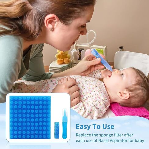 Nasal Aspirator Hygiene Filters 200PCS, Replacement for NoseFrida Nasal Aspirator Filters Safe Environmental, BPA, Phthalate & Latex-Free (200 Count +Tweezer) in Saudi Arabia