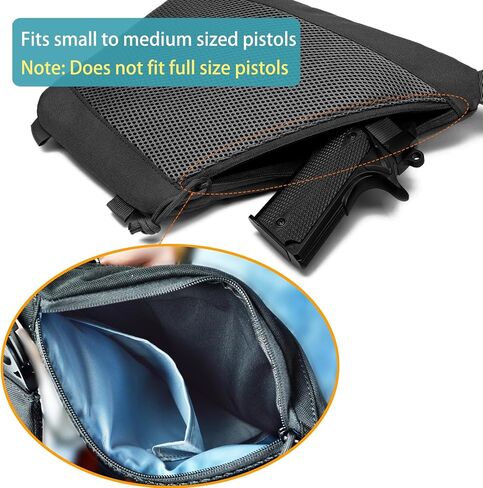 FLWVOG Concealed Carry Sling Bag for Men, Crossbody Gun Bags for Small and Medium Pistols Ccw Bag EDC Bags for Hiking Travelling in Saudi Arabia