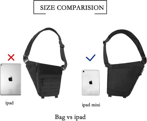 FLWVOG Concealed Carry Sling Bag for Men, Crossbody Gun Bags for Small and Medium Pistols Ccw Bag EDC Bags for Hiking Travelling in Saudi Arabia