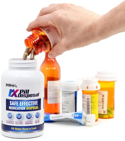 التخلص من حبوب منع الحمل RX، حل فعال وآمن لتدمير الأدوية الطبية، سعة كبيرة بنسبة 40% (عبوة واحدة) in Kuwait